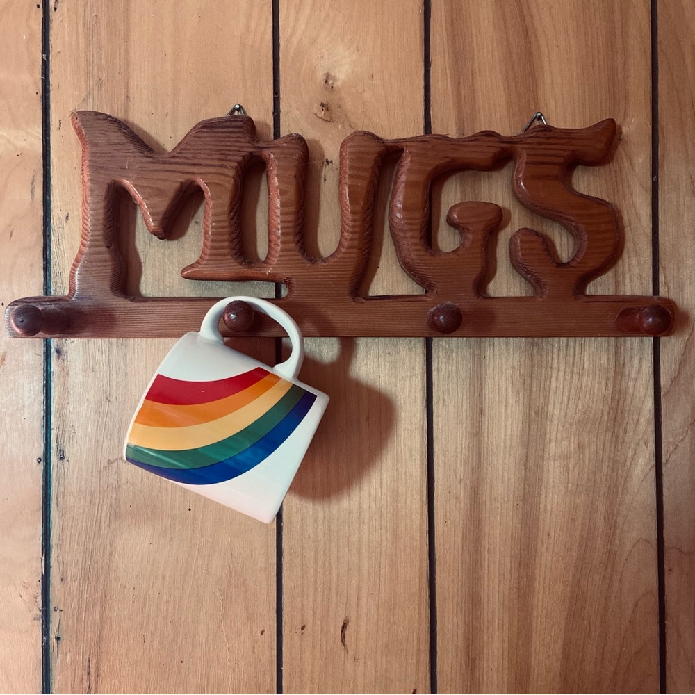 🌈 Vintage 80’s Rainbow Mug 🌈 - Picture 2 of 8
